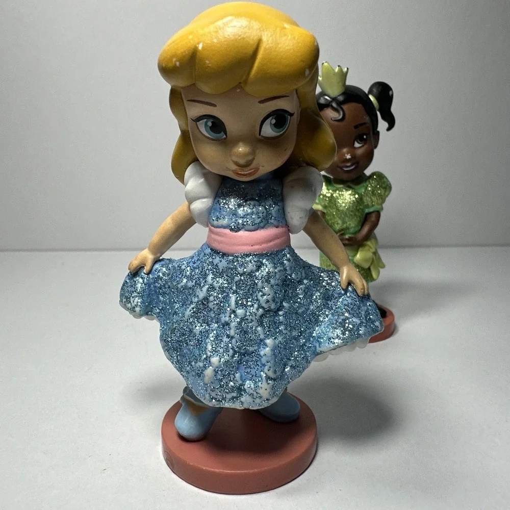 Disney Animators Young Princess Collection Lot of 3 Figures Cake Toppers